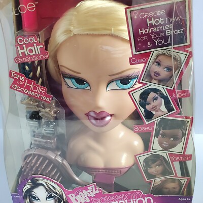 Bratz PASSION 4 FASHION CLOE Funky Fashion Makeover RARE NRFB New Styling Head