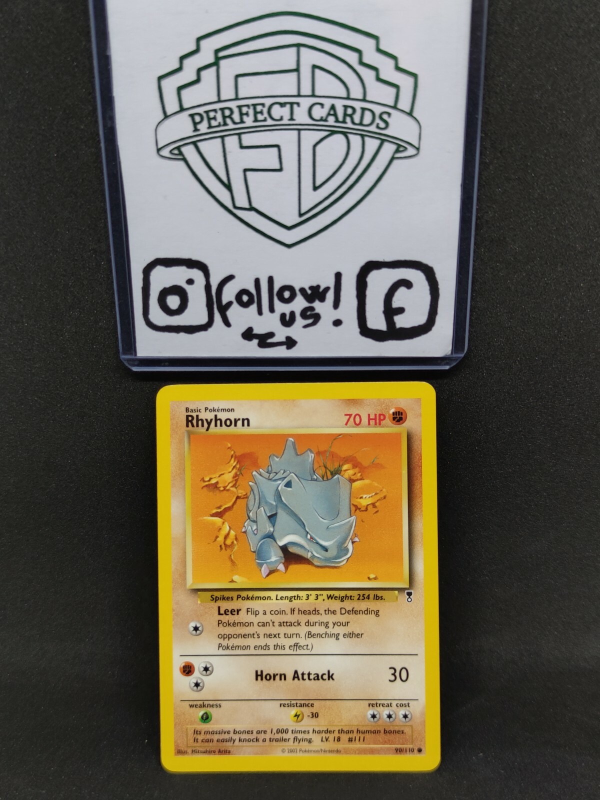 POKÉMON LEGENDARY RHYHORN COMMON 90/110 NM