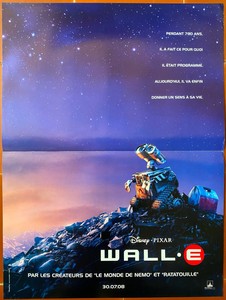 Poster Wall E Walt Disney Pixar Animation Sci Fi 15 11 16x23 5 8in Ebay