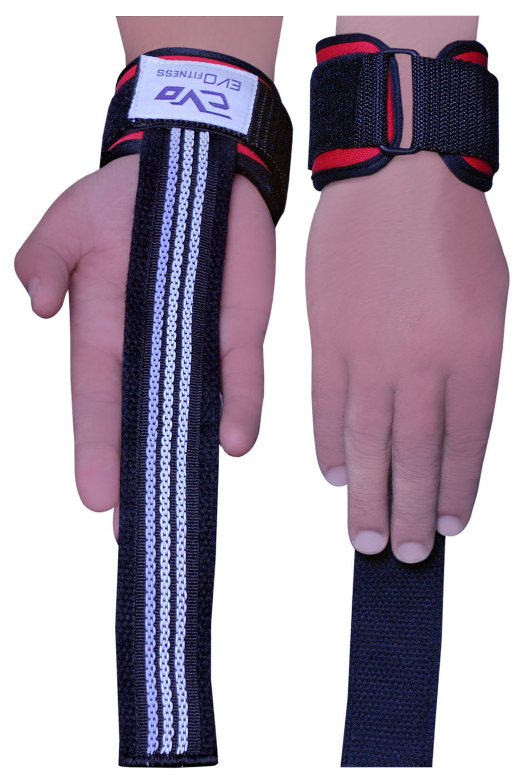 EVO Fitness Gym Straps Weightlifting GEL Wrist Support Cuff Wraps Bodybuilding eBay