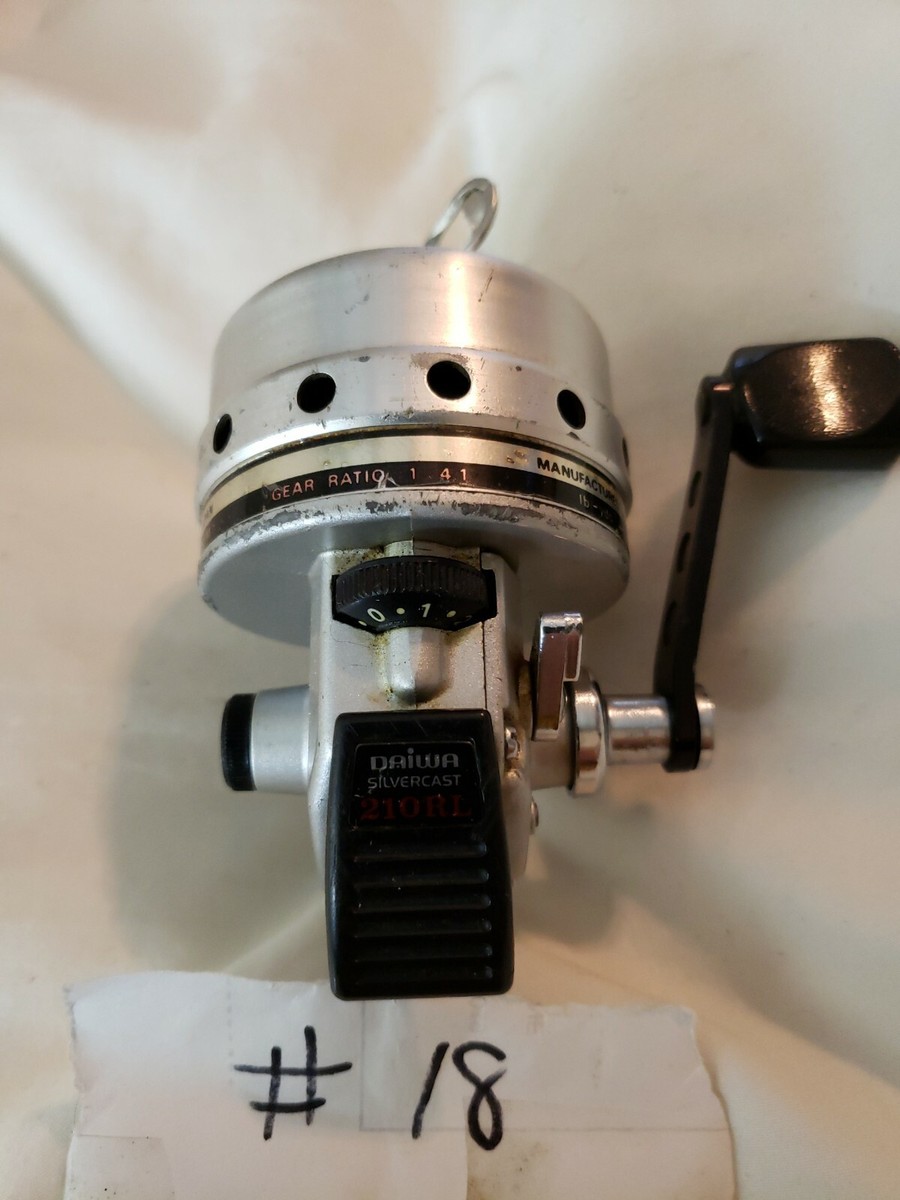 Moulinet De Pêche Vintage Daiwa Silvercast 210 RL – Spincast, Fonctionne, Japon