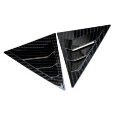 2pcs For Kia Forte 2009-2013 Carbon Fiber Rear Quarter Side Window Louver Cover 2pcs For Kia Forte 2009-2013 Carbon Fiber Rear Quarter Side Window Louver Cover