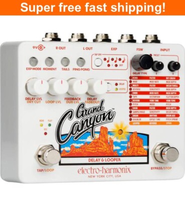 Electro Harmonix Grand Canyon Delay and Looper Pedal - New