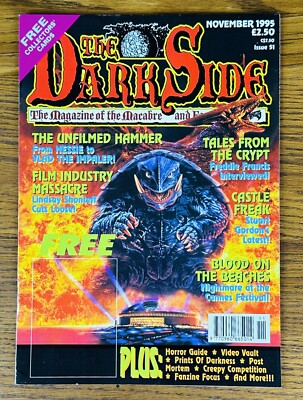THE DARK SIDE MAGAZINE November 1995 Gamera Tales from the Crypt Hammer Horror