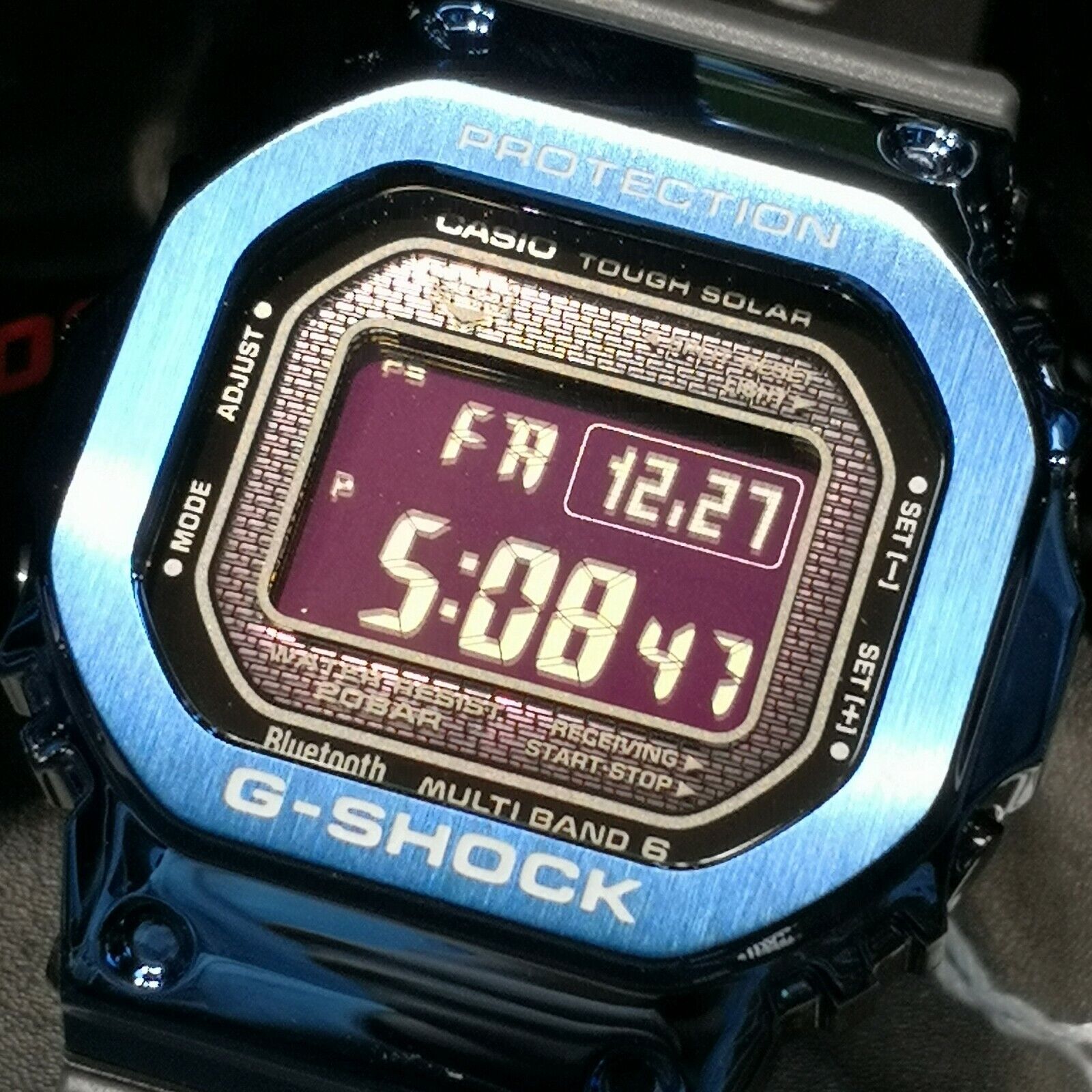 GMW-B5000G-2 Casio G-Shock Watch Blue Cas Bluetooth BlTooth Japan 