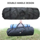 Waterproof Folding Canvas Camping Tent With Storage Bag Travel Hiking Equipment