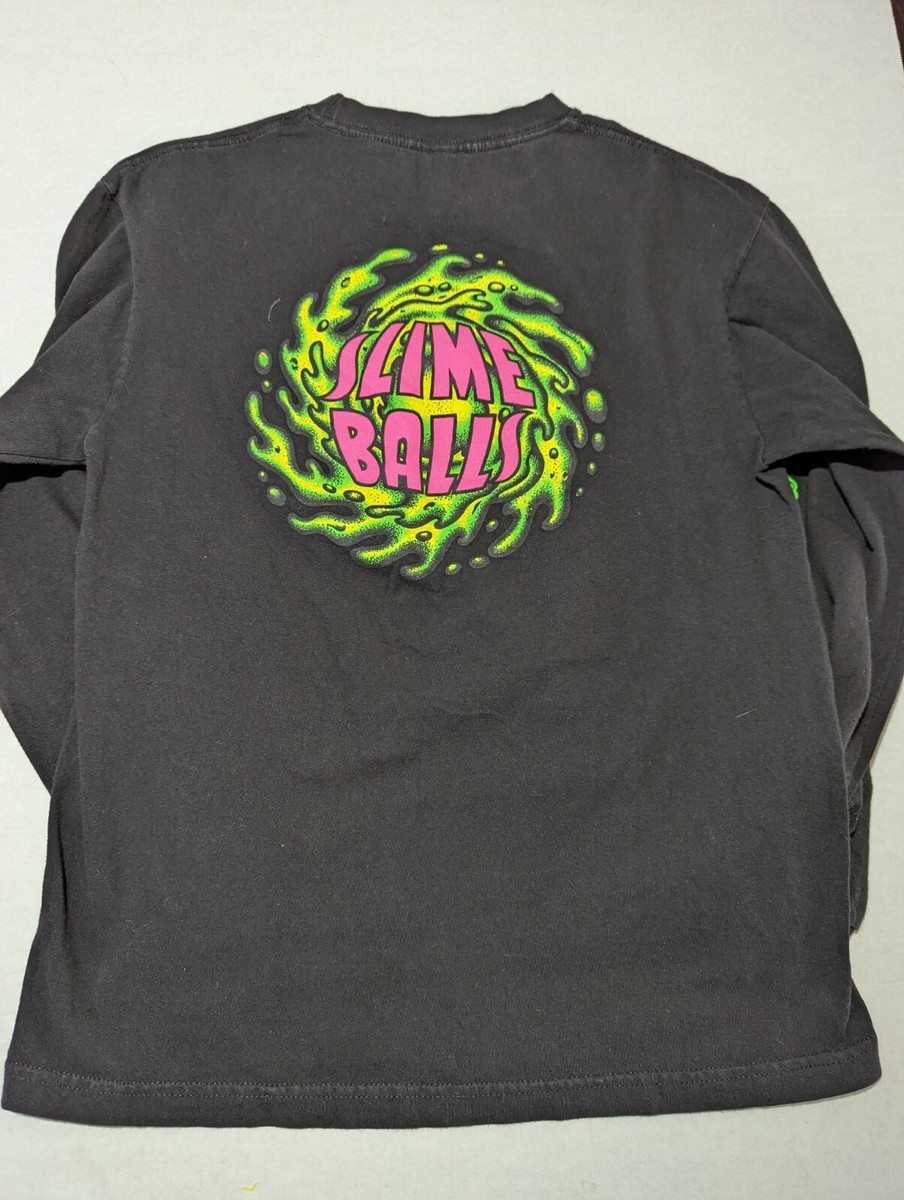 メンズ 鰻*り様 SANTA CRUZ SLIME BALLS ロンT XL スライムボ