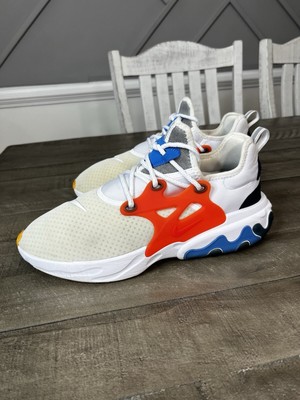 Nike React Presto Breezy Thursday AV2605-100 Orange Sneakers Men's Size US 10.5