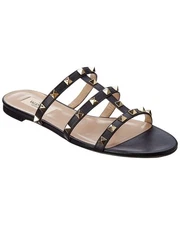 Valentino Rockstud Caged Leather Sandal Women's