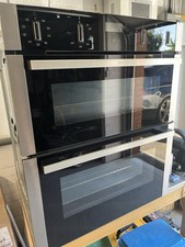 Neff J1ACE2HN0B/35 Builtunder Double Electric Oven Stainless Steel Fully Working