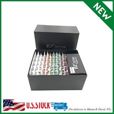 ez tattoo cartridge needles assorted - 100pcs mixed 3rl 5rl 7rl 5rs 7rs 7m1 ...
