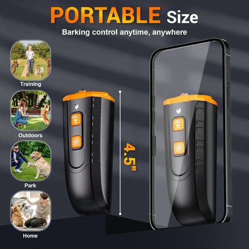 50Ft Dog Bark Deterrent Devices W/3X UltraSonic Emitters | No Bark - Picture 4 of 7
