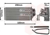 WäRmetauscher Innenraumheizung *** Ir Plus *** Van Wezel 40006228 FüR 3E Peugeot