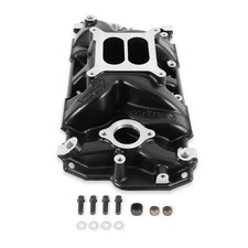 8150bk Weiand Speed Warrior Intake - Chevy Small Block V8 - Black Ceramic Coated