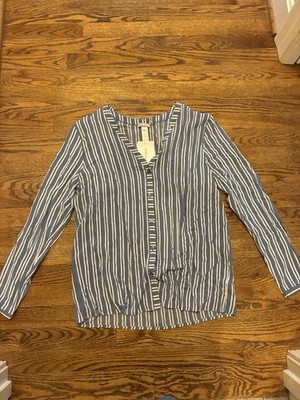 Women s Hanro Long Sleeve Blouse Size Small New With Tags