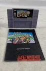 Super Nintendo Player's Choice Super Mario Kart Cartridge & Manual (Untested)