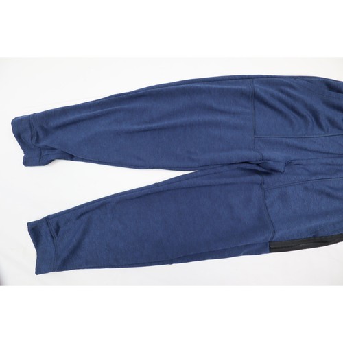 Athletic Pants Kids Size XXL 18 Navy Blue Joggers Cuffed Hem Side Pockets Sporty - Picture 9 of 12
