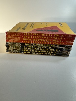 Basic Electricity Vol 2-5Basic Electonics Vol 2-5 1st Edition 1954-55 Vol6 -1963