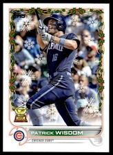2022 Topps Holiday Patrick Wisdom Chicago Cubs #HW197