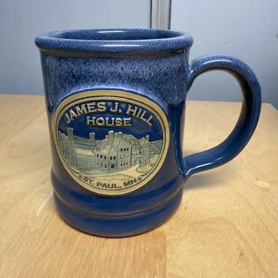 Deneen Pottery JAMES J. HILL HOUSE Coffee Mug 2023 Handmade Powder Blue Tea Cup