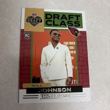 2025 Panini Rookies & Stars - Draft Class Will Johnson #9 (RC)