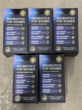 5x Lot Nutra Harmony Probiotics Women 50 Billion CFU 30 Capsules Delayed Release