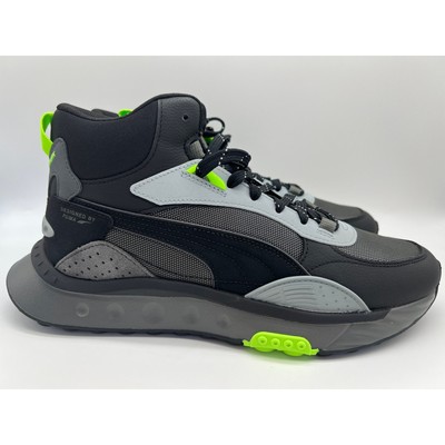 Puma Wild Rider Mid WS Black/Grey 381598-01 Men s Sneaker Size 9.5,
