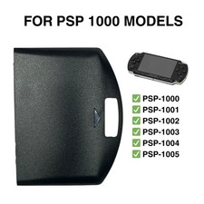 Black Only Replacement Back Battery Cover Lid For Sony PSP 1000 All Models Fat