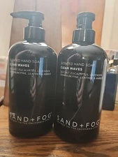 2 Pack Sand + Fog Clean Waves Hand Wash 20 oz Each | Luxury Scented Soap Pumps