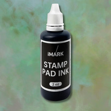 Premium Refill Ink for Self-Inking Stamps Daters Stamp Pads 2 oz Black