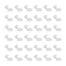 0.9 Inch USB Type C Dust Plug, 36 Pcs Anti Dust Plug Cover Female End, White