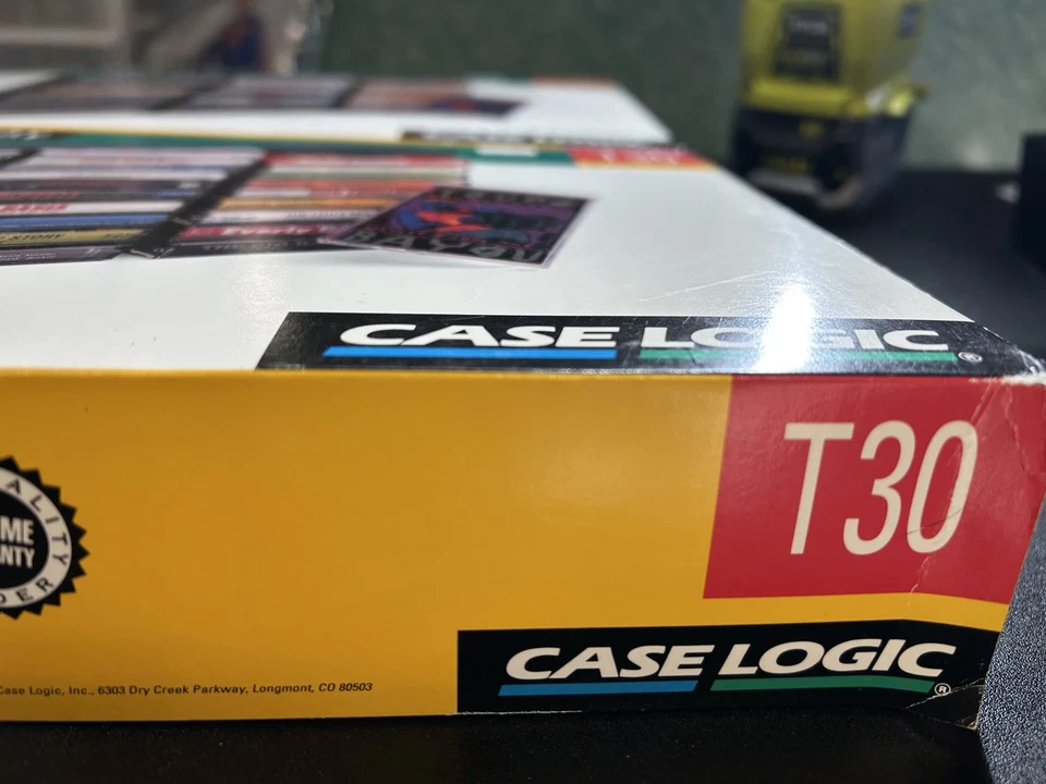 Vintage  Case Logic Cassette Tape  Tray T30 1990s LOT of 4  - Image 4 of 4