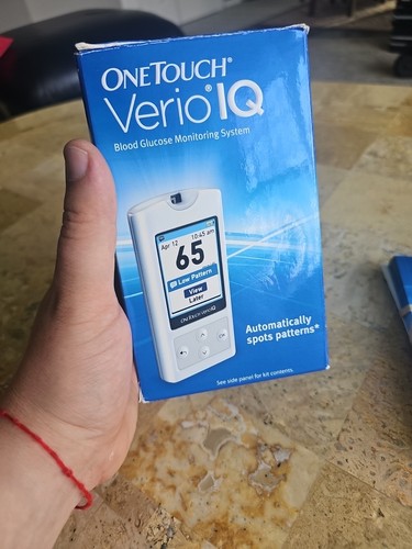  One Touch Verio IQ Blood Glucose Meter Monitoring System  Open Box USED UNTESTE