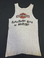 Vintage Harley Davidson Everything Else... Champion Blue Bar Tank Top Sz M
