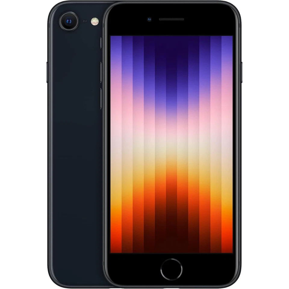 Apple iPhone SE 3.Gen (2022) A2783 64GB 5G Dual SIM Schwarz Sehr Gut 100%