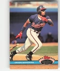 Deion Sanders, 1991 Stadium Club, #442, Atlanta Braves,