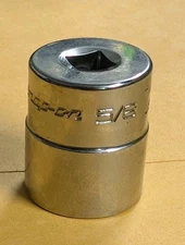 Snap-on Tools USA NEW 1/4" Drive 6-POINT SAE 5/8” Shallow Chrome Socket TM20