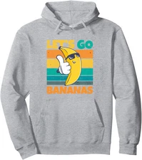 Retro Vintage Funny Banana Meme Let Go Banana Cool Unisex Hooded Sweatshirt