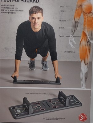 Push-up-Board Liegestütz Griffe Brett Training Workout Fitness Krafttraining 