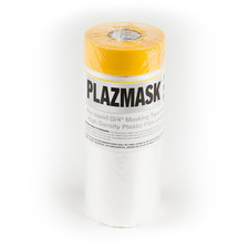 Pre-Taped Masking Film, 3-Feet X 65-Feet
