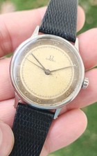 Vintage Omega Ref. 2348 Cal. 30T2SC Bullseye Men's 35mm Stainless Steel Watch 