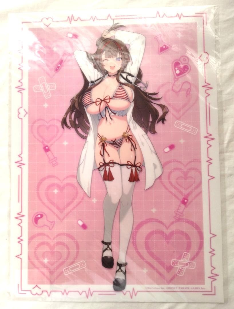 A3 Clear Poster Toki B WEB Lottery Senran Kagura