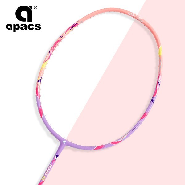 APACS Ultrix 66 Badminton Racket Racquet 6U 7U G5 Unstrung Pink Purple 1pc NWT