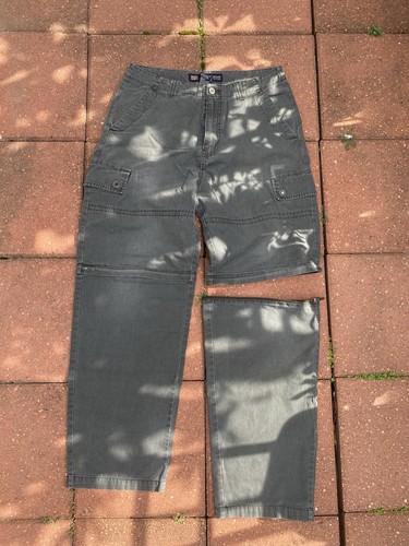 Jean Cargo Vintage Années 90 - KanaBeach Rouge - Taille M - Coupe Décontractée