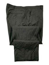 Carolina Herrera Black Pure Wool Flat Front Mens Trouser Size 40x31