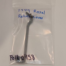 Royal Quiet Deluxe Typewriter Return Lever 1949 FREE SHIPPING thumbnail