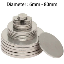 304 Stainless Steel Blank Round Discs Engraving Blanks Metal Stamping Plate DIY