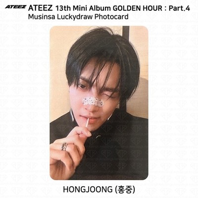 ATEEZ 13th Mini Album Golden Hour Part.4 MUSINSA Lucky Draw