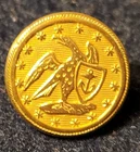 PRE CIVIL WAR / POST WAR OF 1812 1 PC U.S. NAVY OFFICER BUTTON ALBERTS# NA-67-Av