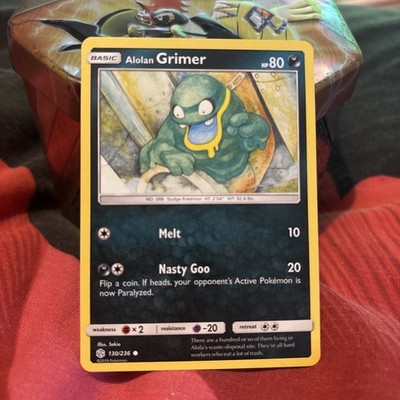 Alolan Grimer Sonne & Mond Kosmische Finsternis 130/236 Pokemon TCG NM-MT 